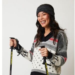 Cotton Country Skier Shawl Collar Sweater